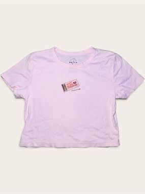 PacSun Light Pink Matchbox Graphic Baby Tee Size Medium NWT